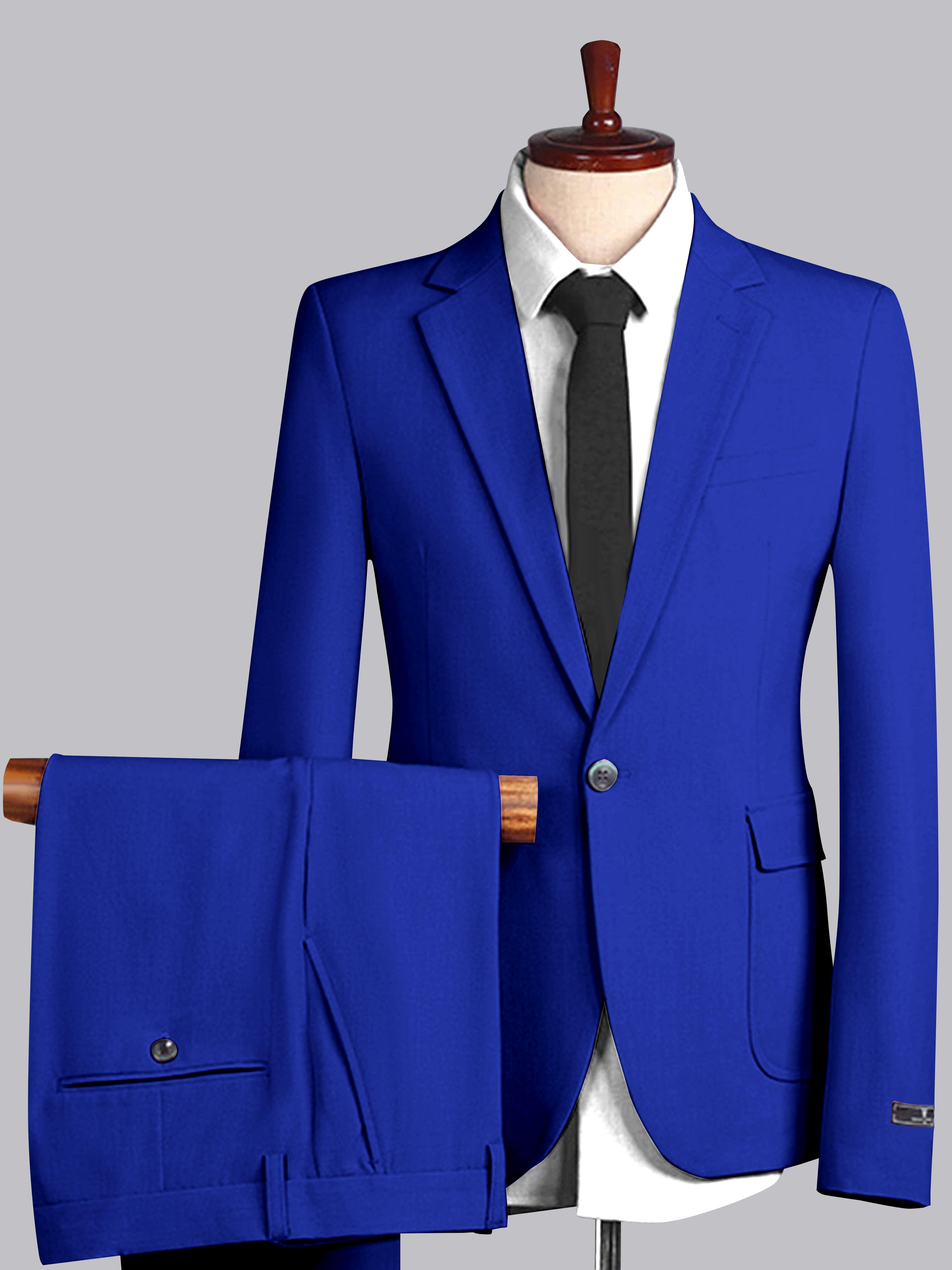 Men's Slim Fit One Button 2 Pieces Wedding Suits