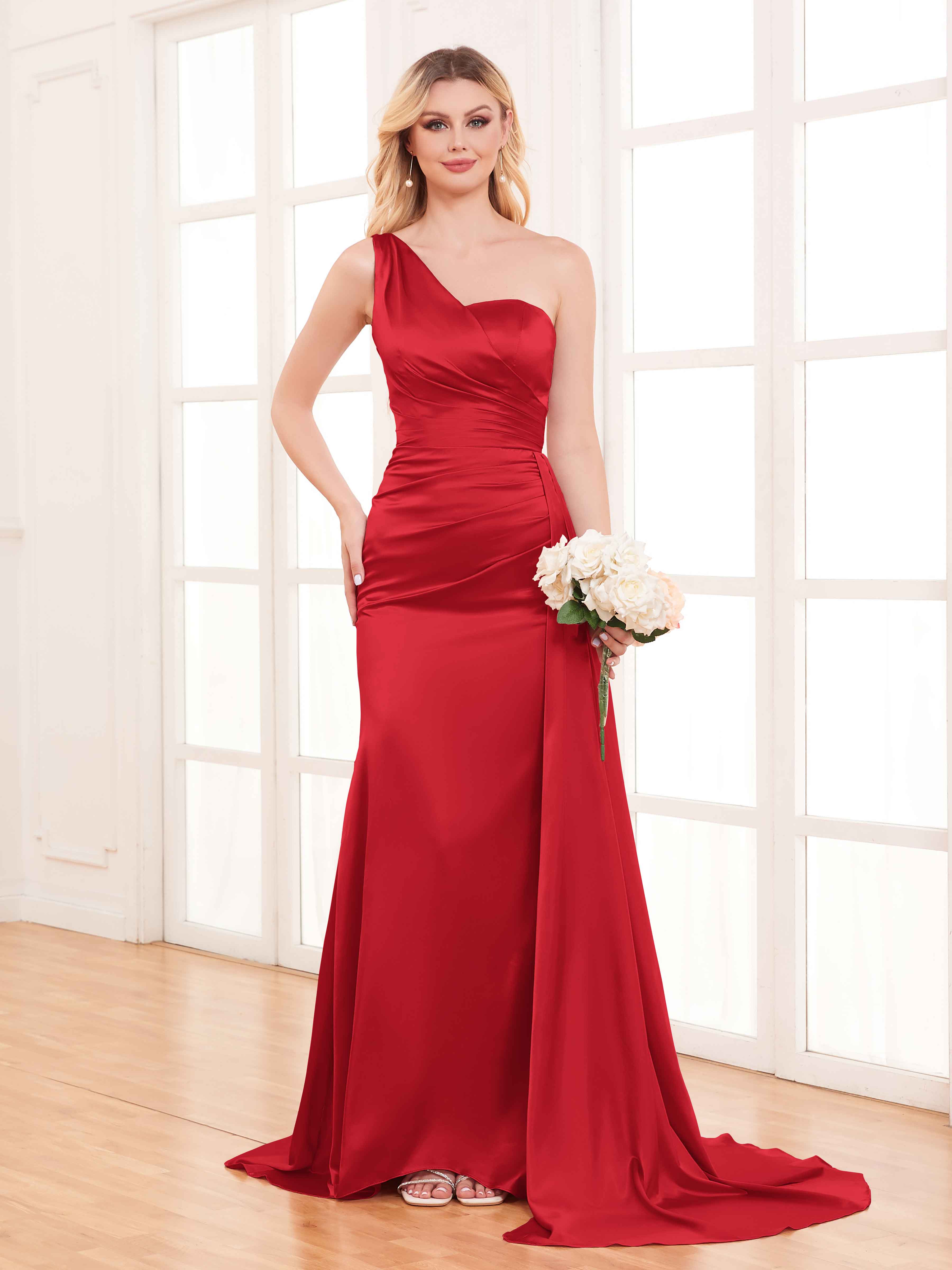 Hot Bridal Red Satin Babydoll Honeymoon Bikini & Night Dress-B35N-S-10XL –  Klamotten