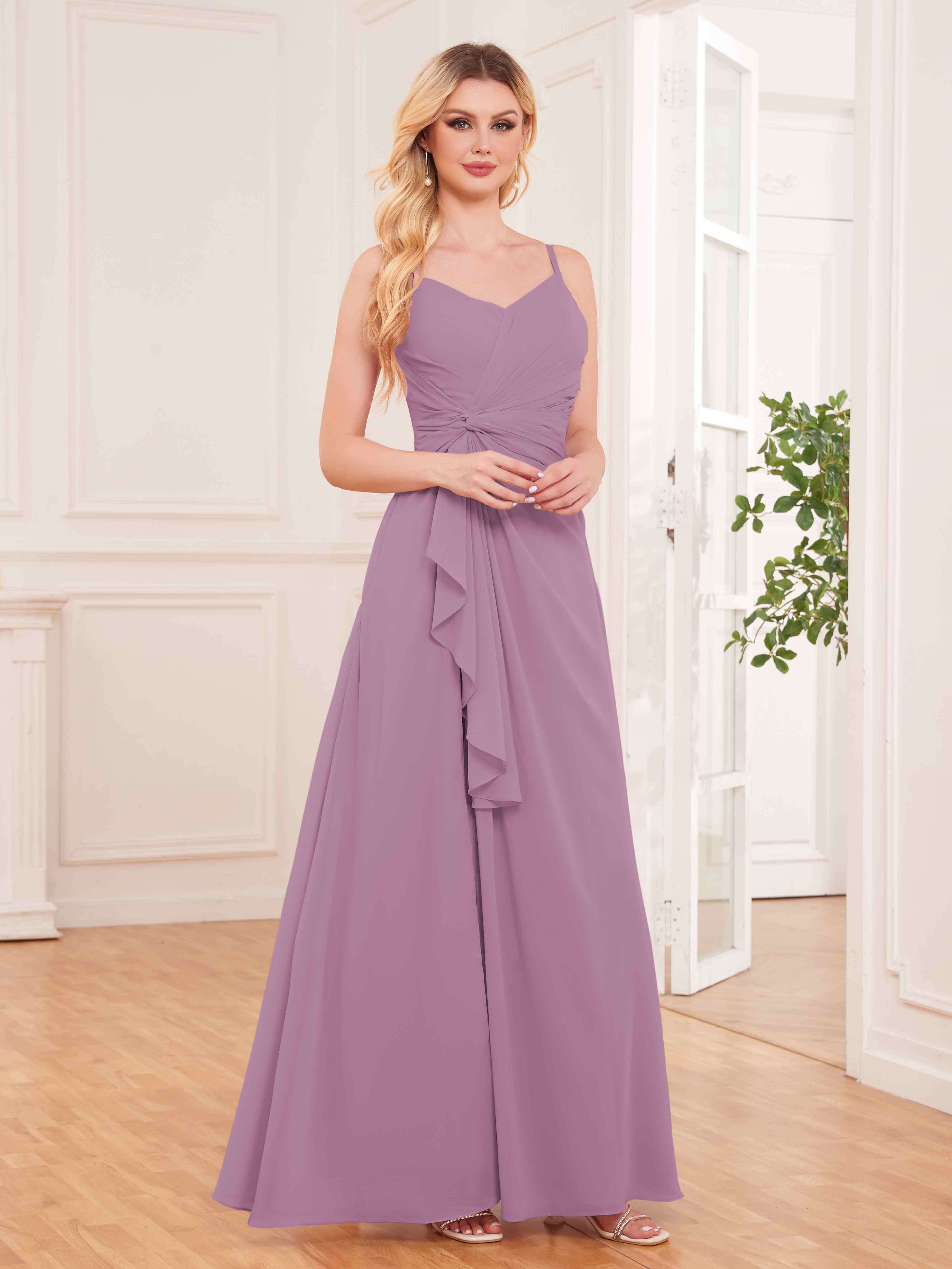 Dusty purple clearance color dress