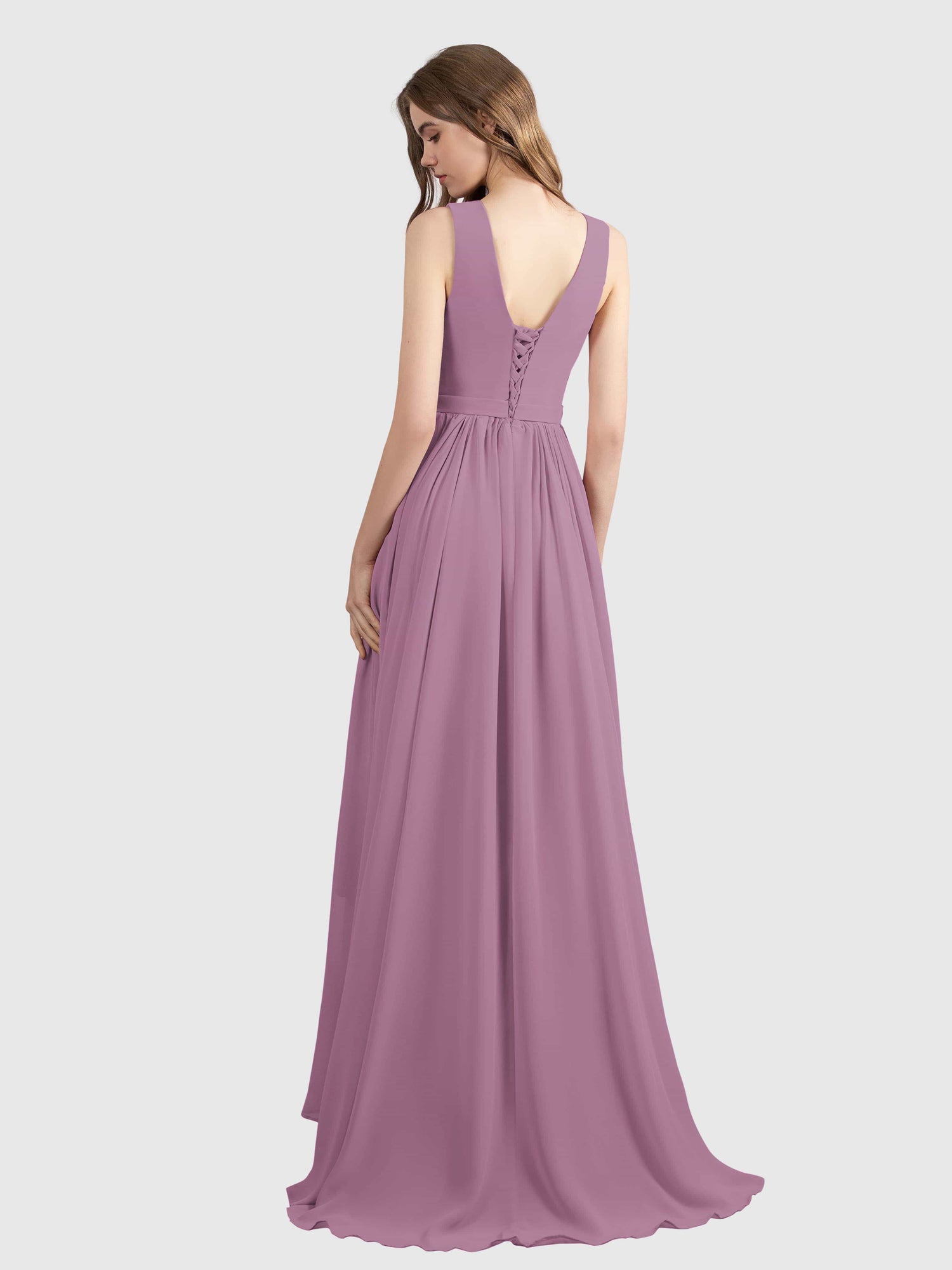 High Neck Low Back Bridesmaid Dress Best Halter Neck Dress Back Cheap Sale High  Neck Tie