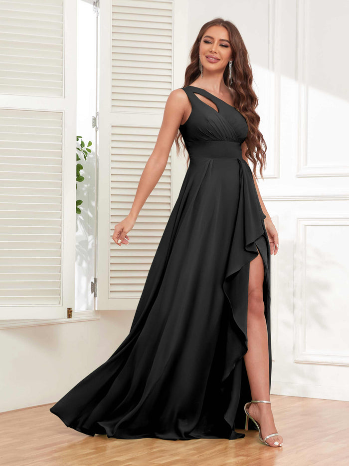 Maxi Chiffon Bridesmaid Dresses with Sweethart Lilac Plus Size