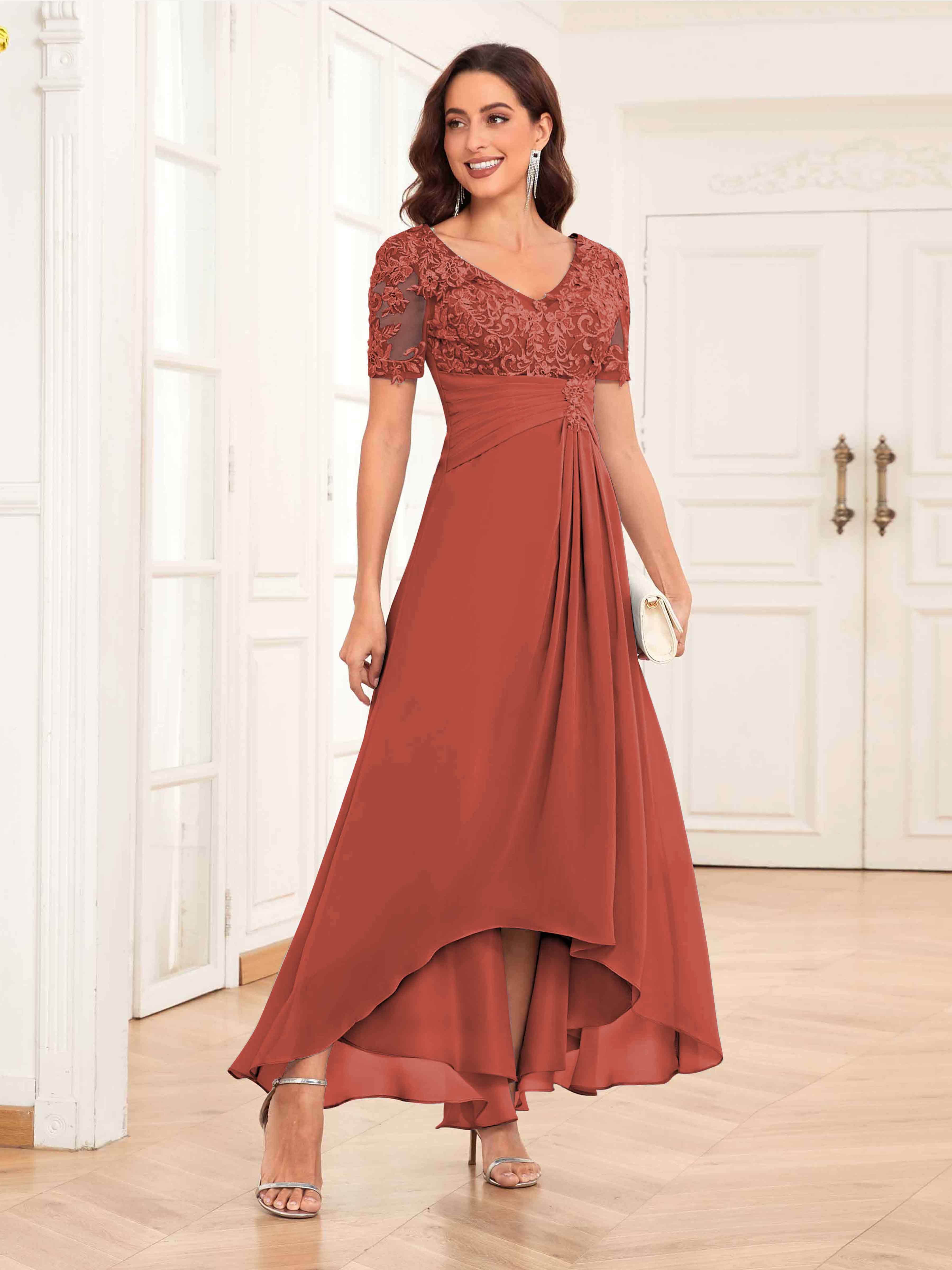 Orange Mother of the Bride Dresses