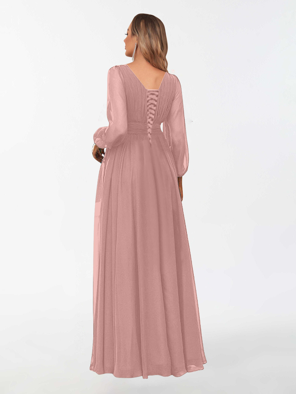 Sheath Strapless Floor Length Chiffon Dresses Lilac Plus Size
