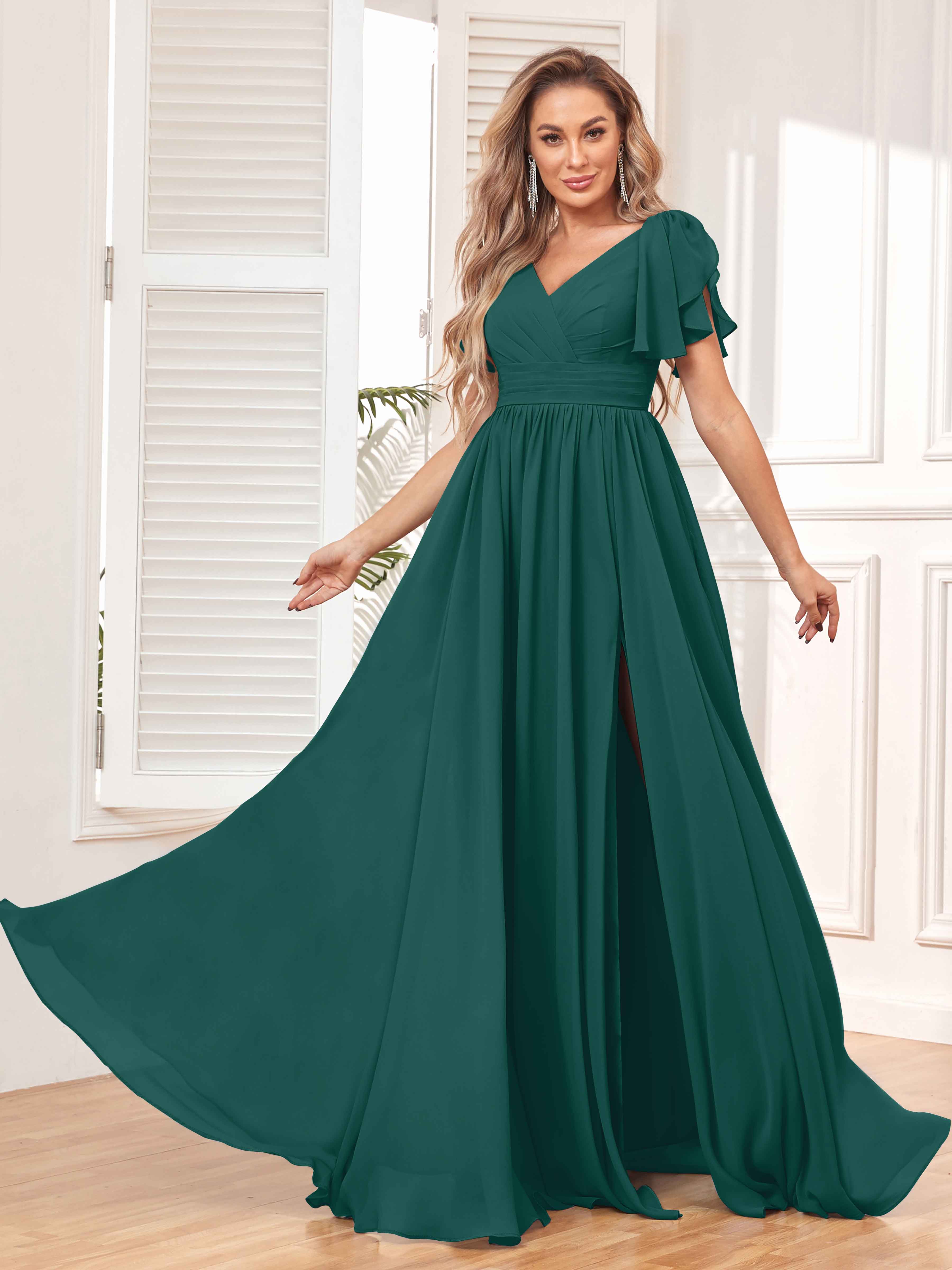 Cheap Teal Bridesmaid Dresses